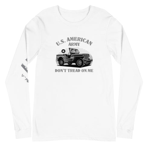 US American Army Don't Tread Unisex Long Sleeve Tee - Mainstream Freedom